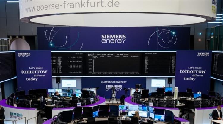 Ψυχρή Υποδοχή για τη Μετοχή της Siemens Energy στο Χρηματιστήριο της Φρανκφούρτης